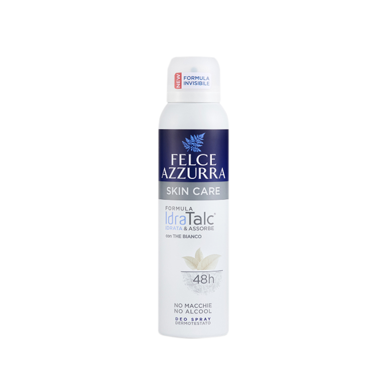 Felce Azzurra Deo Spray Skin Care IdraTalc Formula